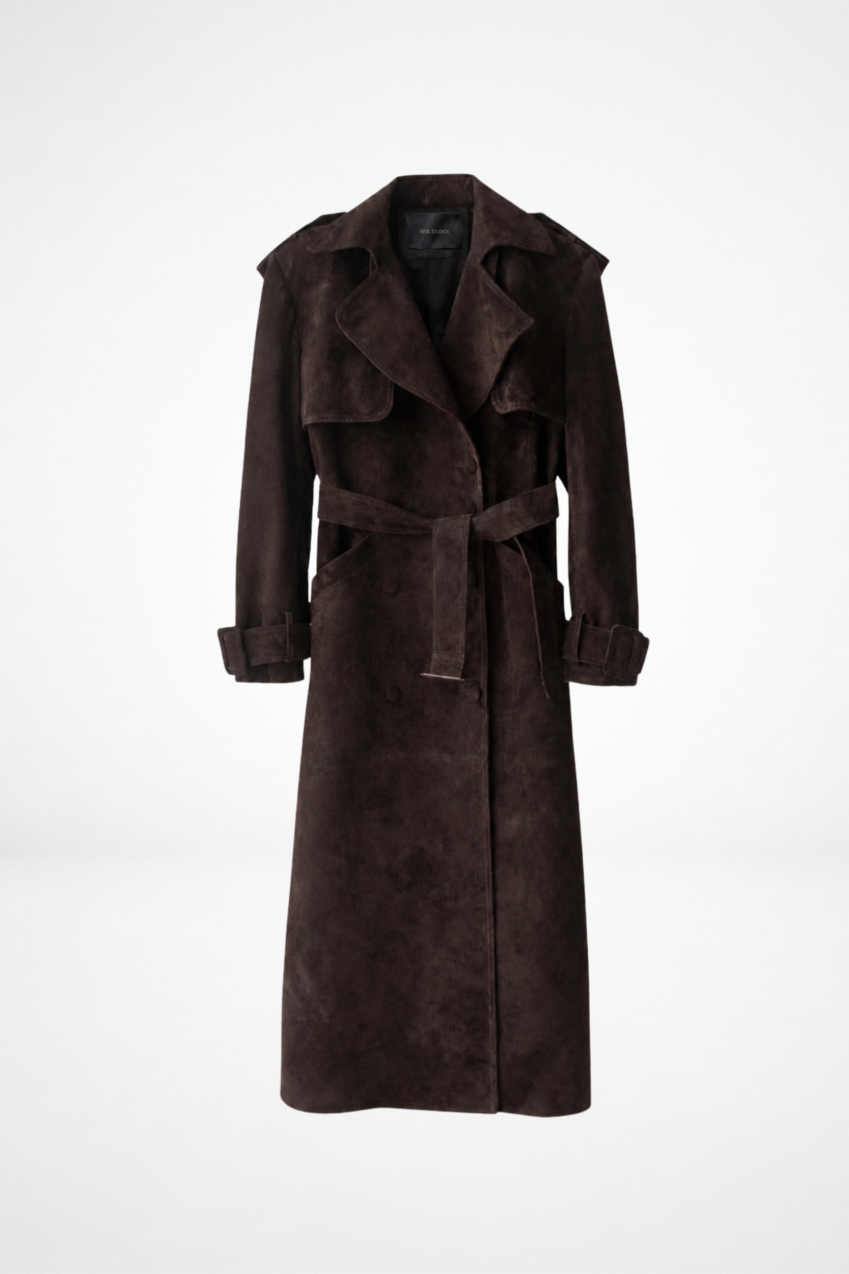 SUEDE LEATHER COAT