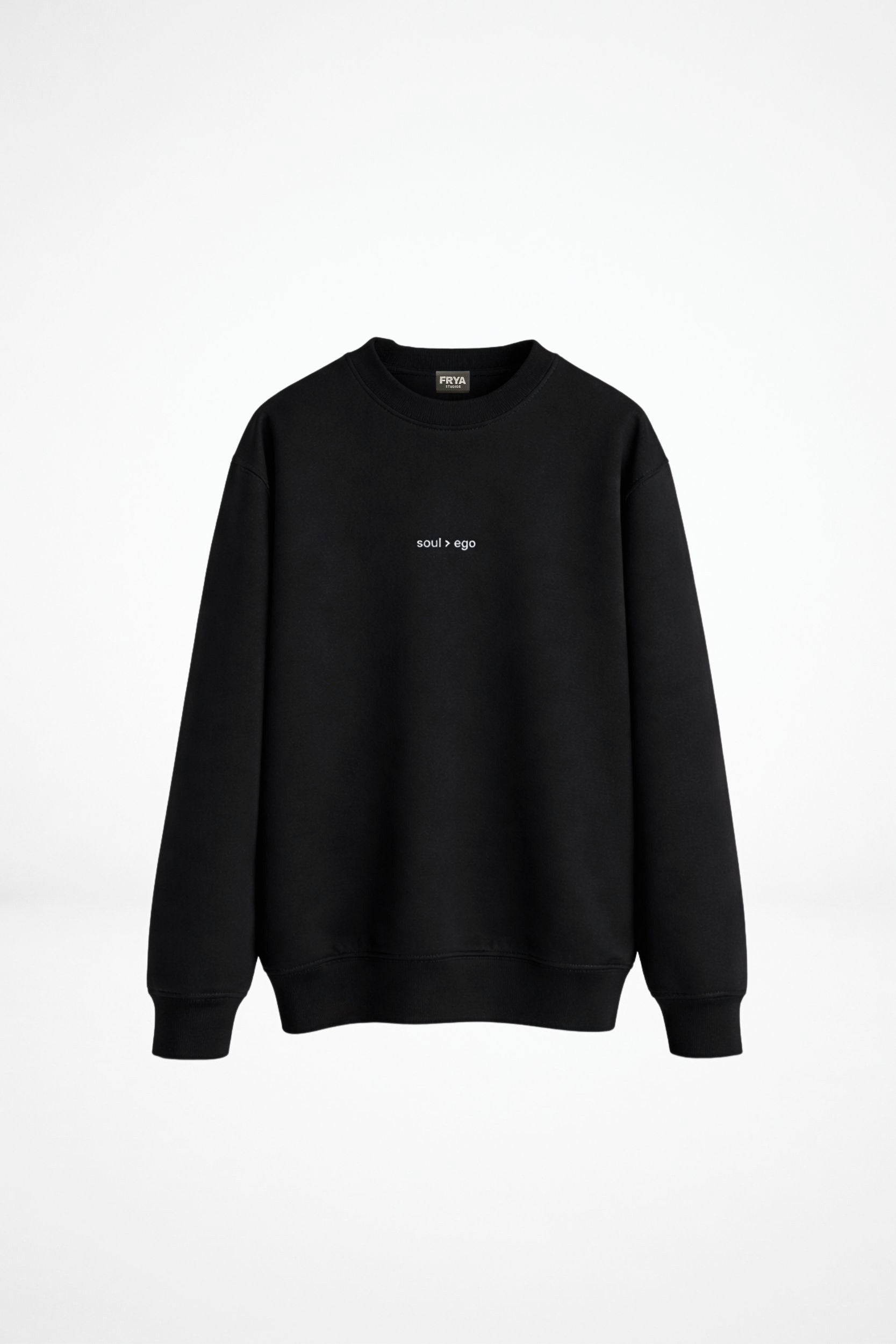 Soul Ego Dark grey organic cotton sweater unisex by FRYA Studios