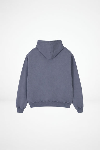 Grey organic cotton hoodie unisex by FRYA Studios