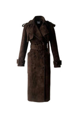 SUEDE TRENCH
