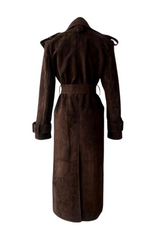 SUEDE TRENCH